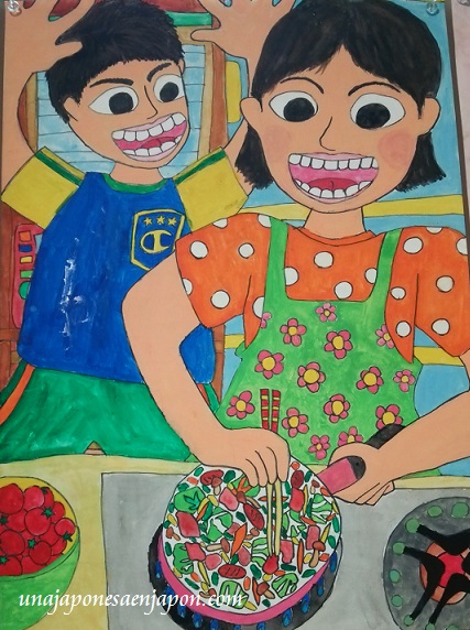 dia de la madre en japon 2014 dibujos niños japoneses